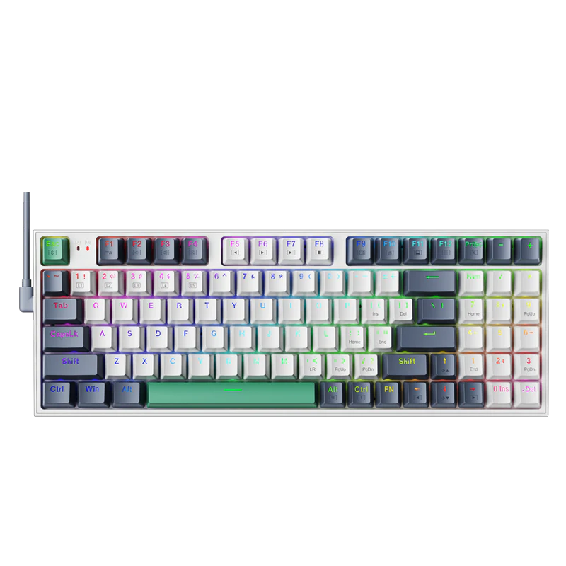 K500 Wired Gaming Keyboard Hot Swappable 94 Keys RGB