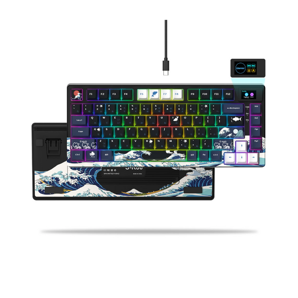 [Best Seller] Wired Custom Mechanical Gaming Keyboard - 75% Layout