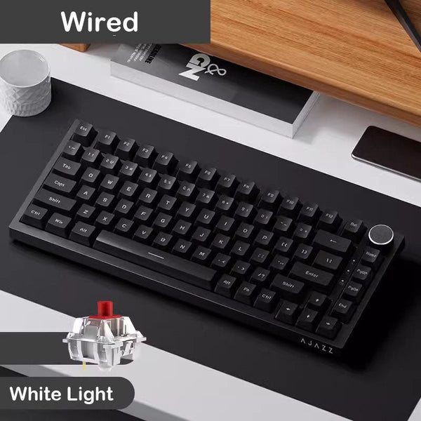 Mechanical Keyboard TFT Screen Multifunctional Knob Gaming Keyboard Wired  Connect PC Keyboard